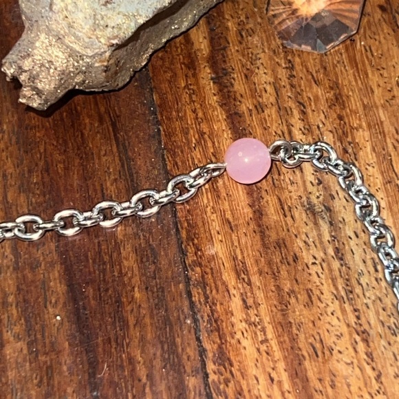 Judith Ripka | Jewelry | Judith Ripka Pink Rose Quartz Station Necklace ...